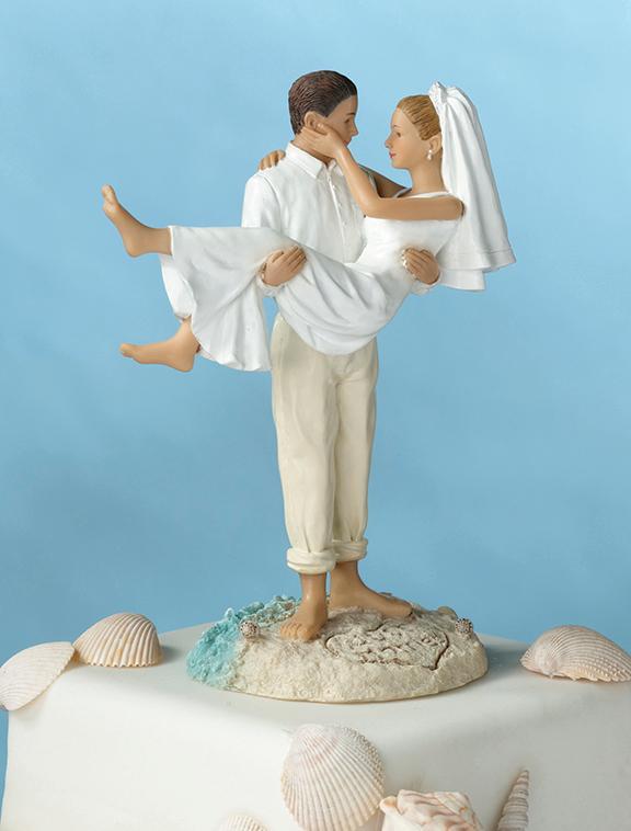 Beach cake topper