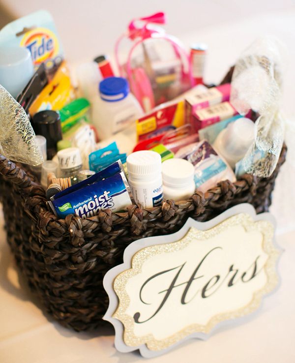 Wedding Bathroom Baskets