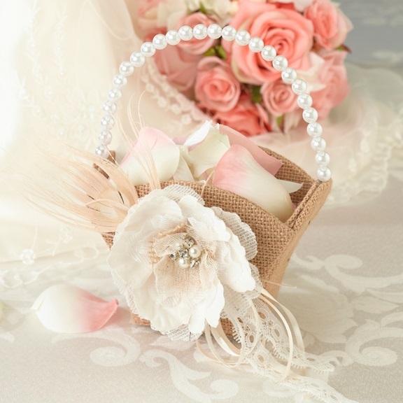 Country Flower Girl Basket