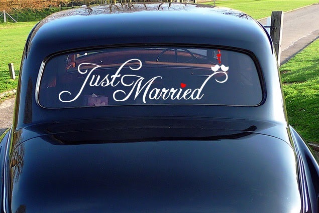 Just Married Car Decoration